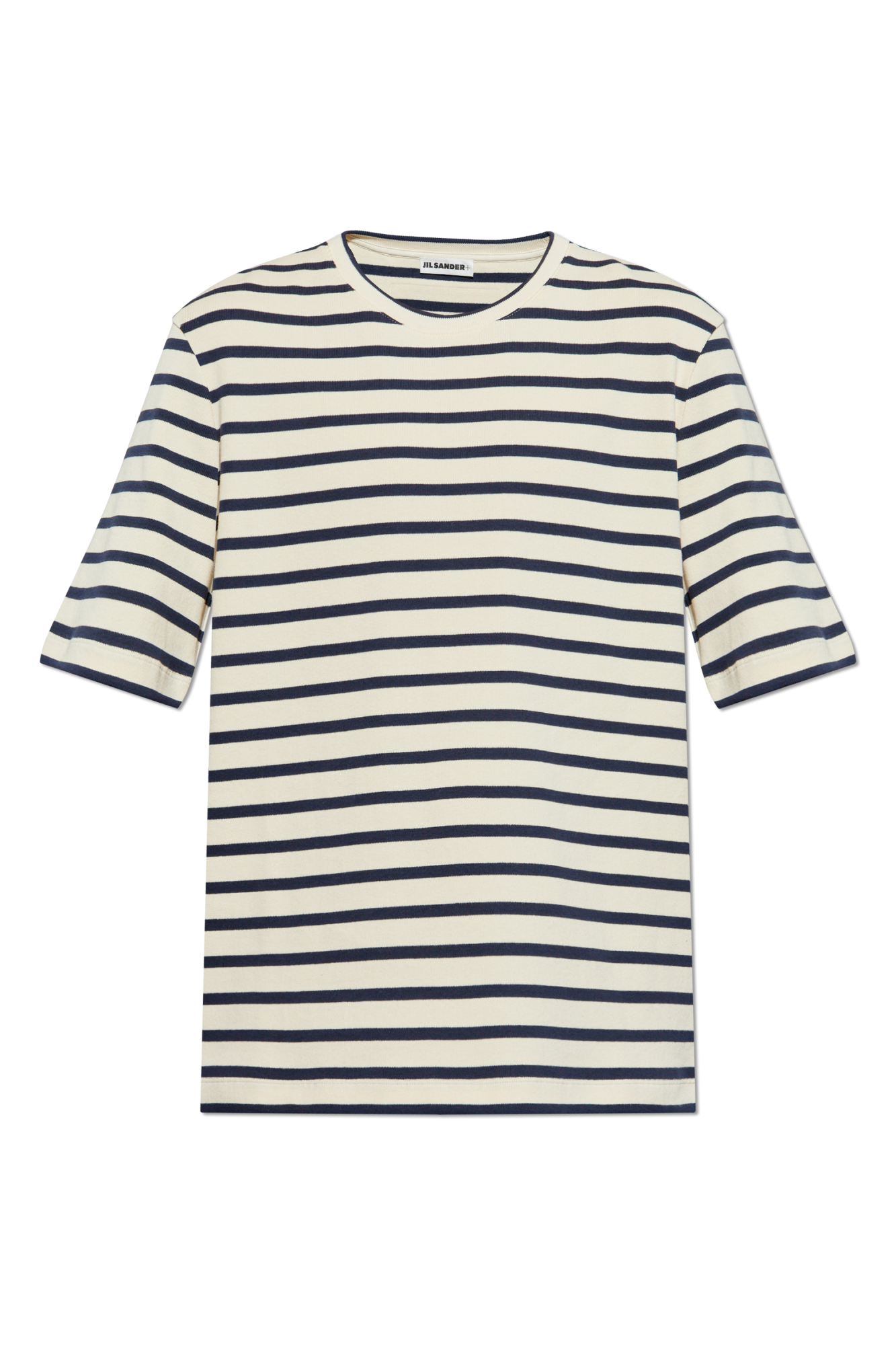 Tシャツ・カットソー JIL SANDER  Cotton jersey T-shirt Jil Sander - Logo cotton t-shirt White - The Corner